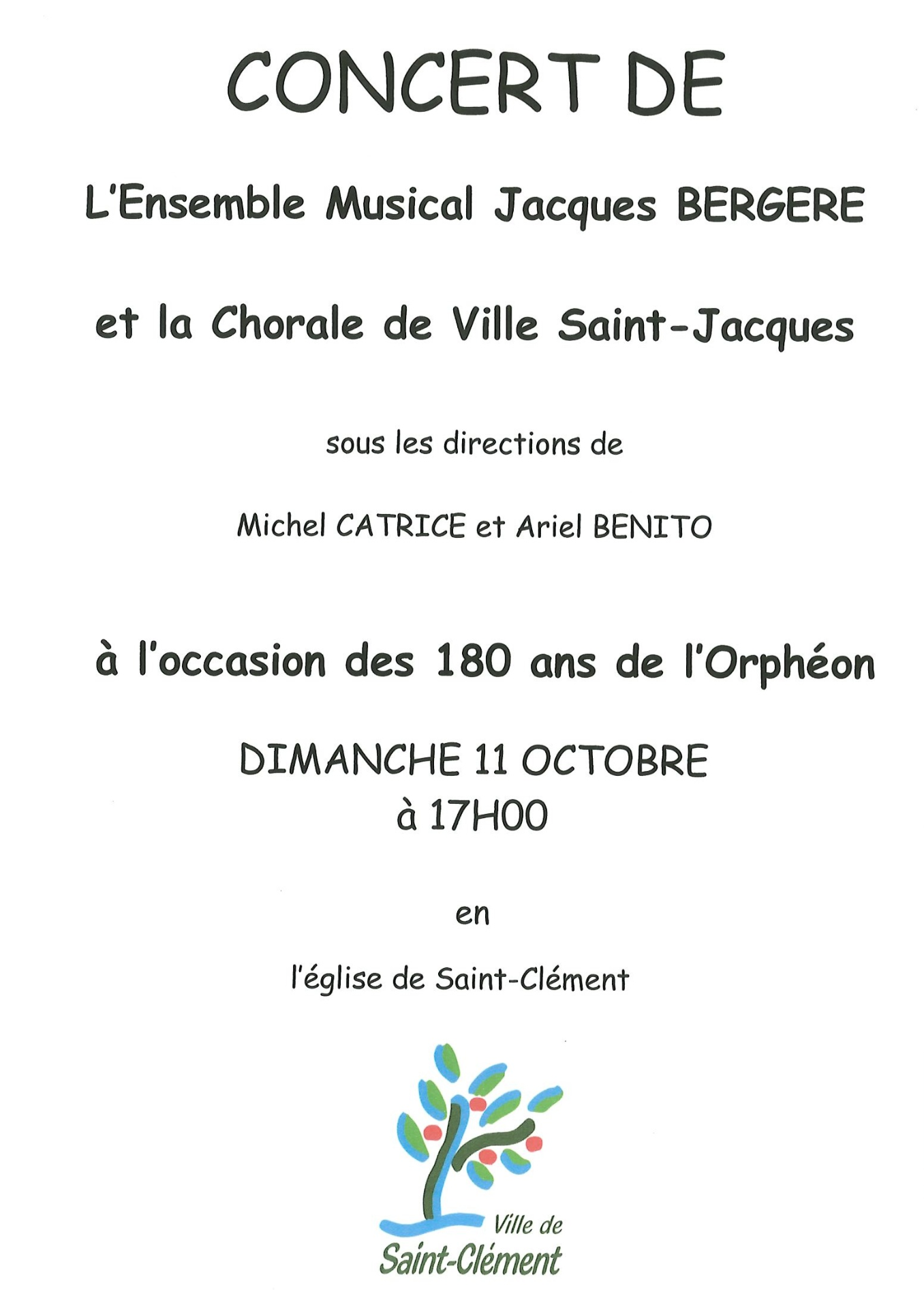concert du 11 octobre
