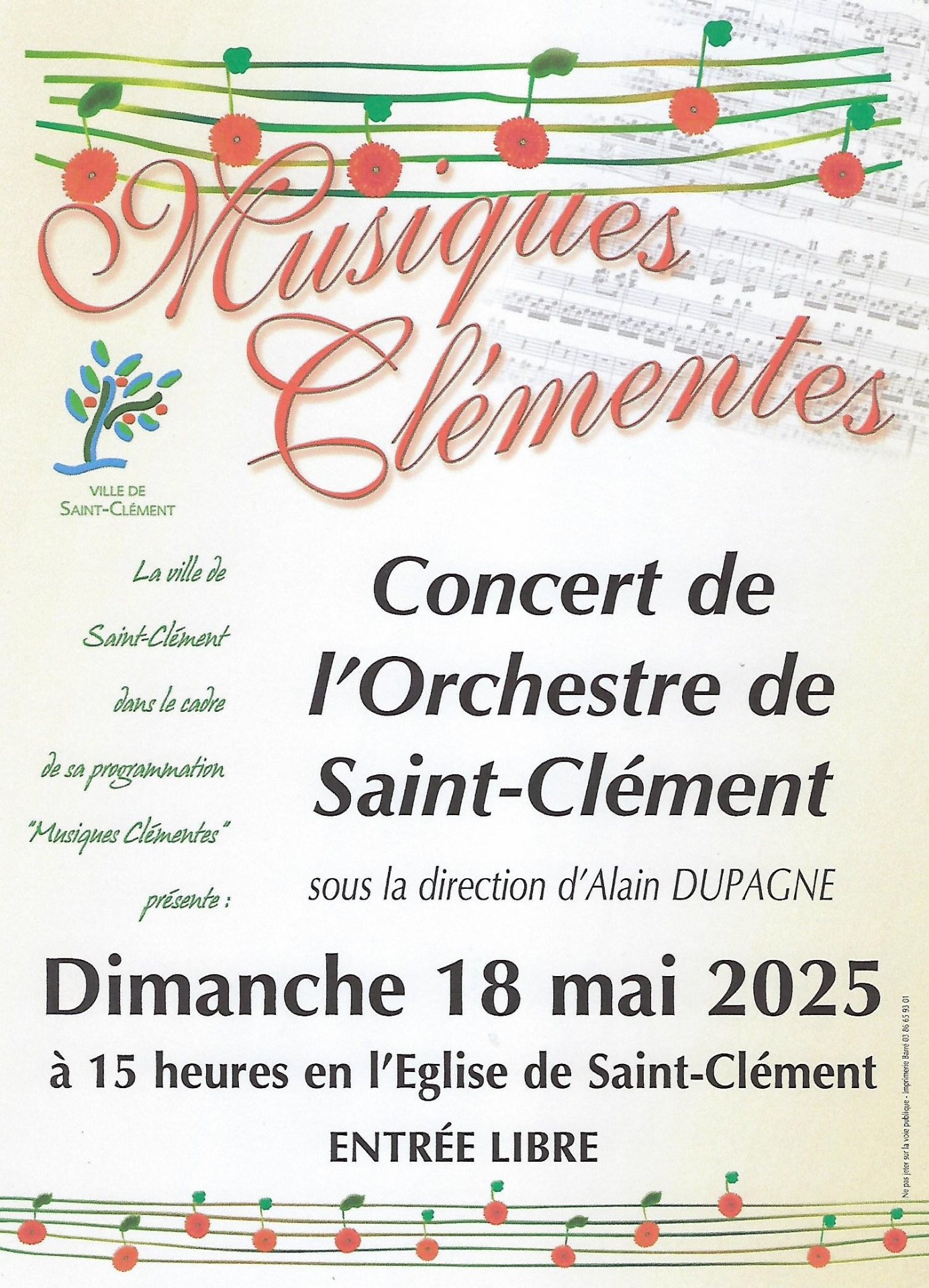 concert Orchestre de Saint-Clément