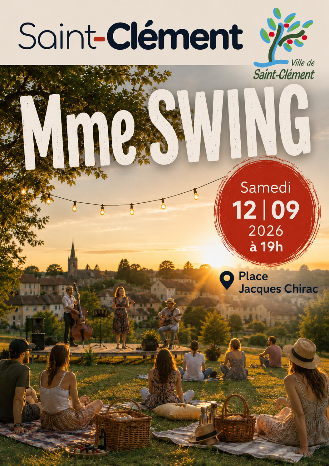 AFFICHE CONCERT MME SWING