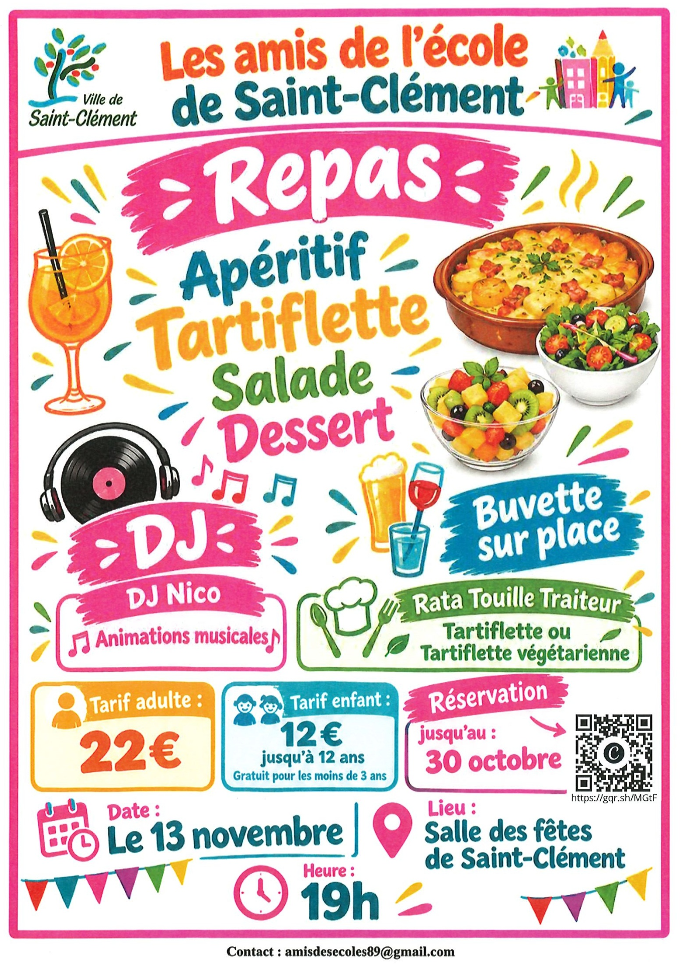 repas dansant amis des écoles