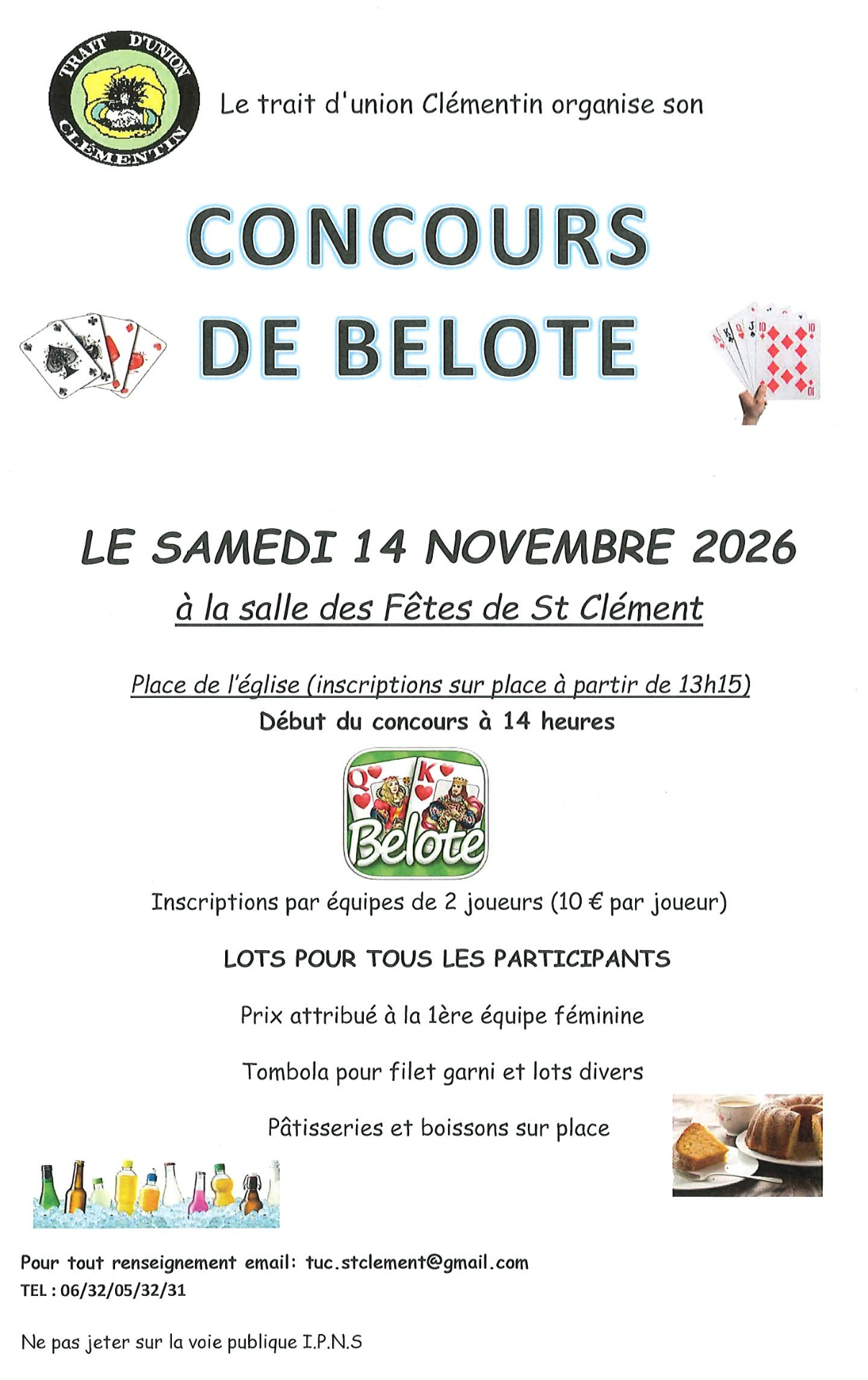 concours de belote du TUC