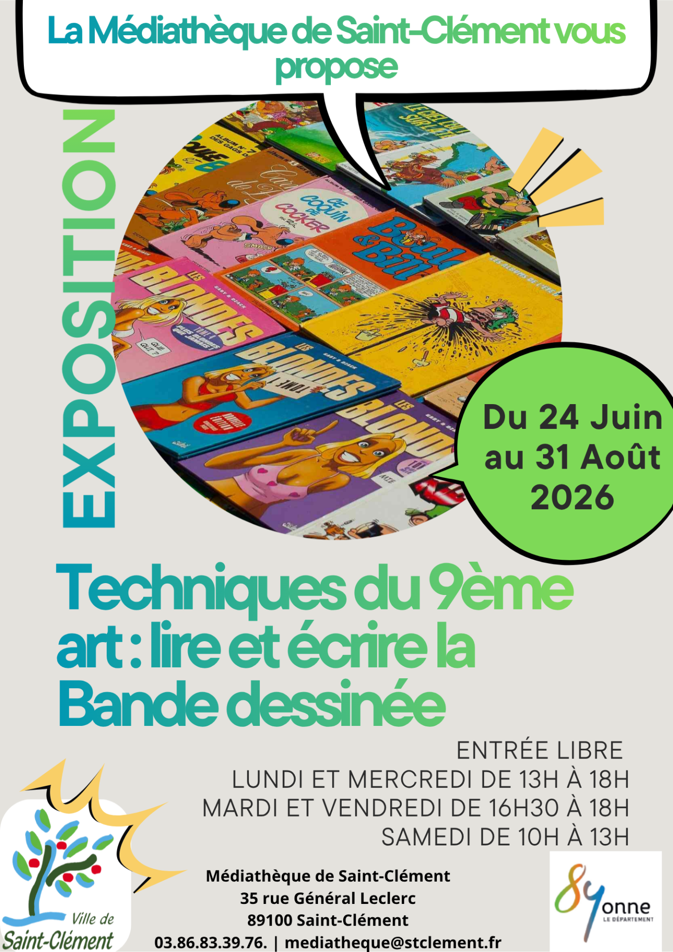 affiche expo BD